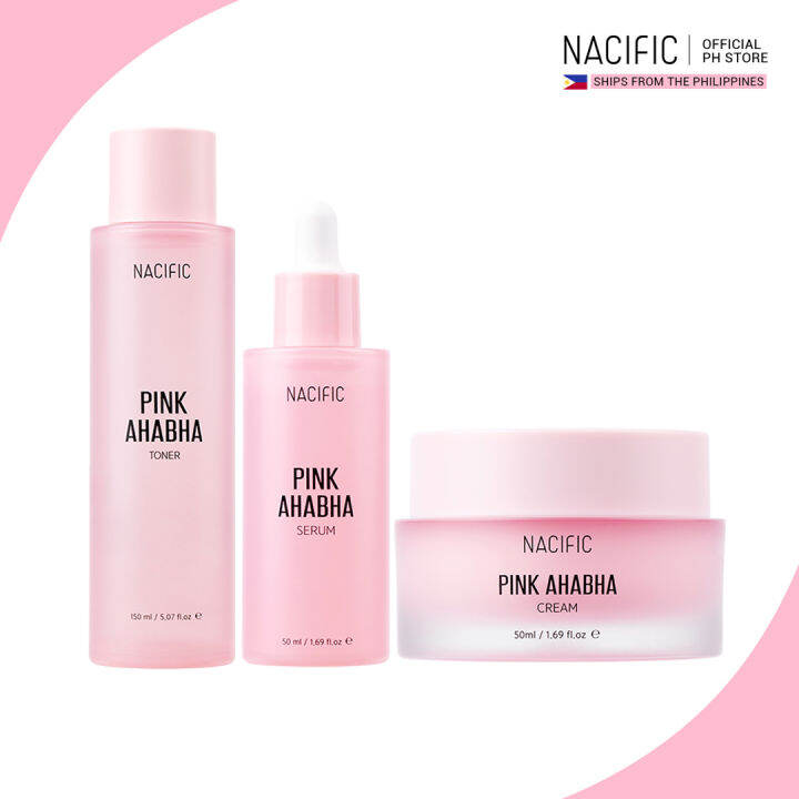 Nacific Pink AHA BHA Triple Set | Lazada PH