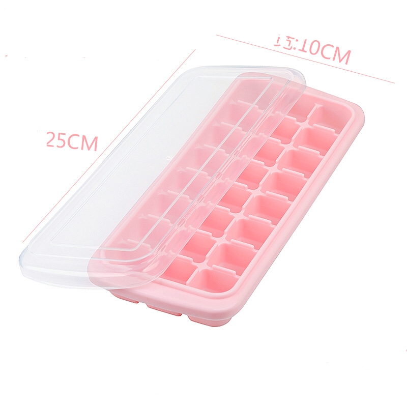 1.7L 64 Grids Ice Cubes Tray Ice Maker Mold Container Box for Cocktail Whis Home 