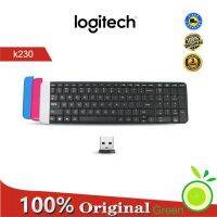 แป้นพิมพ์รับ Namo สำหรับแล็ปท็อป PC R สำนักงานบ้าน Logitech K230แป้นพิมพ์ไร้สายมาตรฐานการยศาสตร์