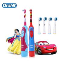 ▤☄ Oral B Electric Toothbrush for Kid Soft Bristle Protect Gum Clean Teeth Brush Battery Powered Brush Waterproof for Child 3