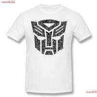 เสื้ mort152 New Autobots Homme T-Shirt Transformers Science Fiction Action Film Tees Pure Cotton Oversized Short Sleeve  3RNV