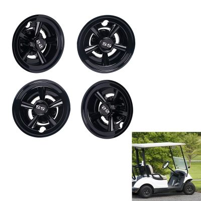 8Inch SS Golf Cart Wheel Cover Cap 5 Spoke Design Hub Cap for Golf Cart Club Car EZGO Yamaha