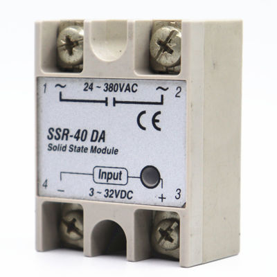 อิกวน®Single Phase SSR-40DA 3-32VDC อินพุต24-380V AC โลหะ Solid State Relay