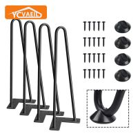 4pcs Iron Table Legs Hairpin Furniture Feet Metal 10-55cm Chairs Desk TV Stand Sofa Bed Cupboard Bathroom Cabinet Furniture Legs Furniture Protectors