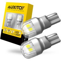 AUXITO 2ชิ้นไฟจอด LED T15 921 912 906 W16W Led Canbus ไฟสำรองรถ3030Smd หลอดไหสว่างรอบด้าน T15 6000K สีขาว