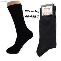 Fcare 10PCS=5 pairs 40, 41, 42, 43, 44,45 big long leg business socks calcetines men warm dress wedding black socks crew socks