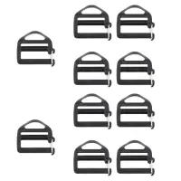 WBMOON 10 Pieces Plastic Webbing Buckle for 25mm Strap Outdoor Backpack Attachment