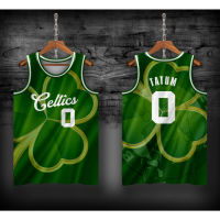 2023! BOSTON CELTICS JAYSON TATUM #0 GREEN JERSEY |  FULL SUBLIMATION JERSEY