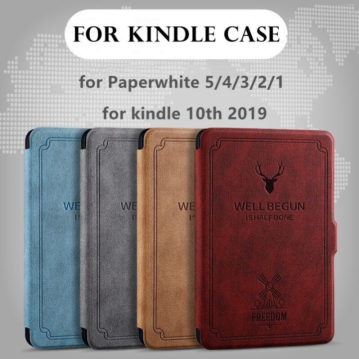 Leather Cover Smart Case For  Kindle Paperwhite 11th Generation 2022  6inch