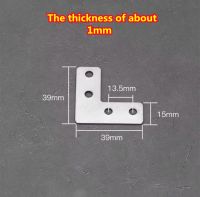 Stainless Steel Corner Code Drawing Right Angle Piece Fixed Piece