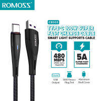 Romoss CB303 100W Charging Cable USB to TYPE-C 5A Fast Charger Super Fast Charge Data Cable