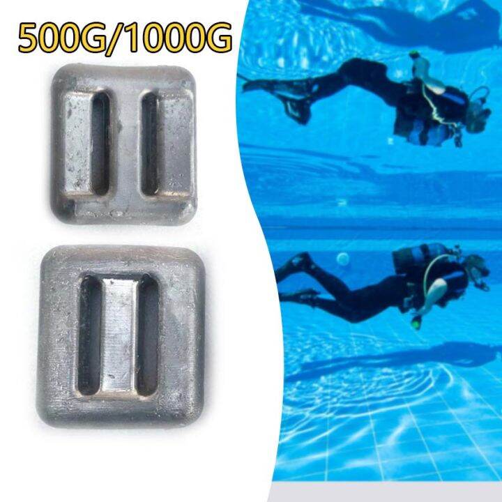 Universal Diving Weights 0.5kg /1Kg Scuba Diving Freediving Lead