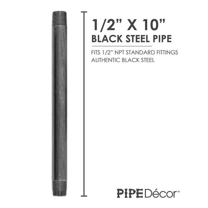 Black Iron Pipe 10 Inches 1/2 Lazada PH