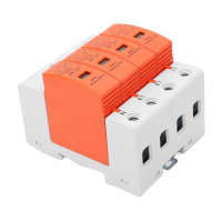 AC Surge Protector Quick Response 36mm Rail Installation 4P Surge Protective Device 20‑40KA 420V Electrical Circuitry Parts