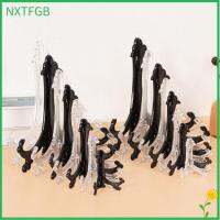 NXTFGB 10PCS ศิลปะการปะติด พลาสติกทำจากพลาสติก ขาตั้งขาตั้งกล้อง ที่เก็บของแบบถือ ชั้นวางจาน ขาตั้งแสดง กรอบรูปสำหรับถ่ายภาพ