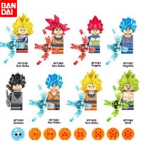 Bandai Qsv35 Desenhos Animados อนิเมะดราก้อนบอล Blocos De Construção Tijolos Goku Vegeta Mini AS Figurão Crianas Conjunto Brinquedos Presentes