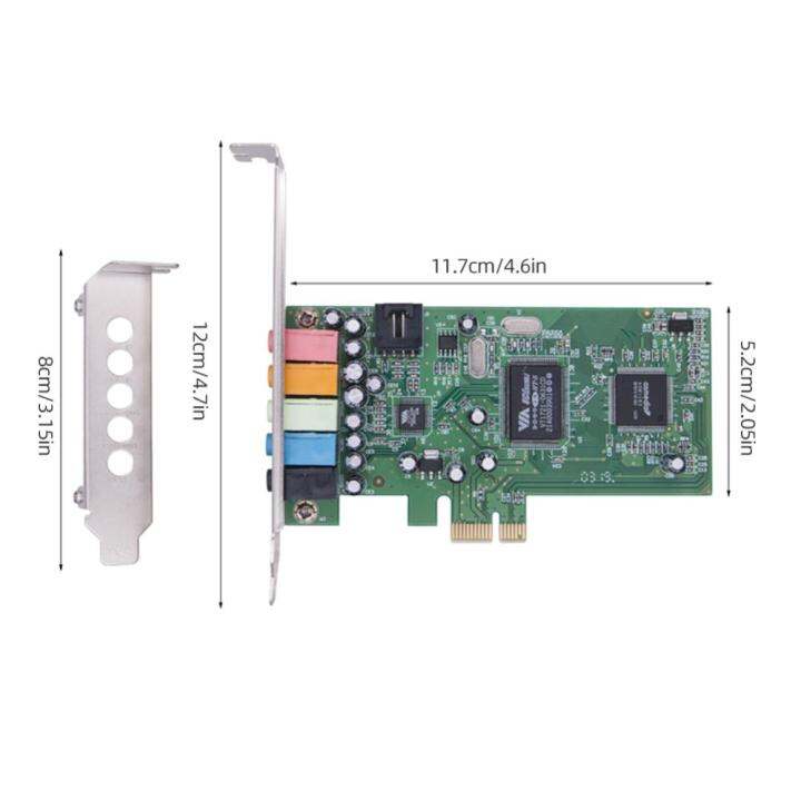 pci-e-ซาวน์การ์ดดิจิทัลสัญญาณเสียงชิปเซ็ต-cmi8738อะแดปเตอร์เสียงดิจิตอล5-1ช่องการ์ดเสียงแบบพกพาสำหรับ3d-เล่นเกมเพลง