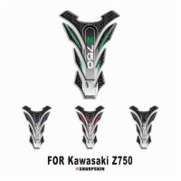 Motorcycle 3D fuel tank pad sticker protective decorative decal FOR KAWASAKI Z750 Fishbone Protective Decals