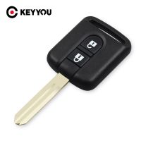 【✔In stock】 xian9 Keyyou รถรีโมทเปลี่ยนเคสซองใส่กุญแจ Keyless Entry 2ปุ่มสำหรับออลเมร่าโน็ต Qashqai Nissan Micra Navara