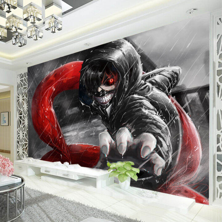 Anime Tokyo Ghoul Wall Murals Ken Kaneki Wallpaper Custom 3D Wallpaper ...