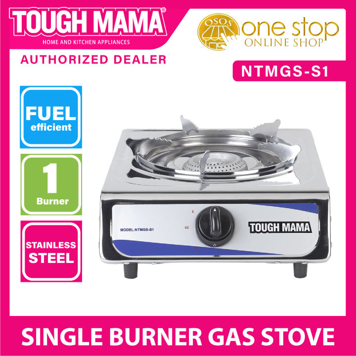 Tough Mama Stainless Steel Single Burner Gas Stove W Heavier Stainless Trivet Ntmgs S1 Lazada Ph 0280