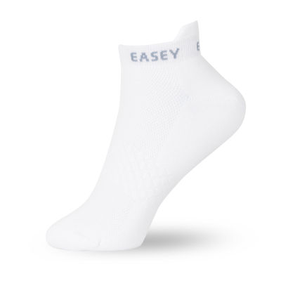 Easey ถุงเท้าเพื่อสุขภาพ ลดกลิ่นอับ ES Cushion - Low cut MT White