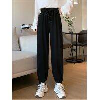 Pants Women 2021 Spring Summer Thin Gray Sports Loose Casual Straight Carrot Ankle-Leg ins Trendy