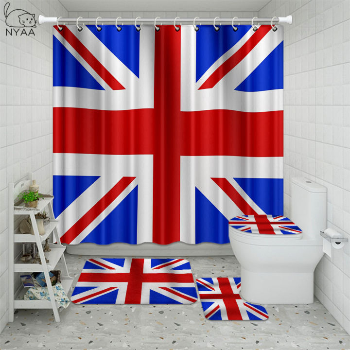 vintage-red-white-union-jack-bathroom-shower-curtain-flag-of-united-kingdom-uk-flag-bathroom-mat-toilet-lid-bathtub-with-hook