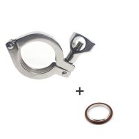 KF10 KF16 KF25 KF40 kF50 304 Stainless Steel  Sanitary Tri clamp Vacuum Clamp Pump Flange Fitting Parts With O-ring and Bracket Coil Springs