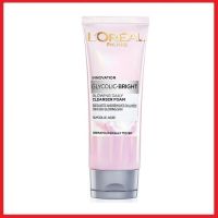 ลอรีอัล ปารีส ไกลโคลิค-ไบรท์ โกลว์อิ้ง เดลี่ คลีนเซอร์ โฟม Loreal Glycolic-Bright Glowing Daily Cleanser Foam 100 มล.