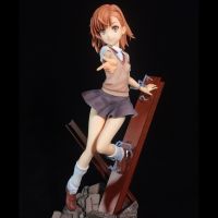 Toaru Majutsu No Index A วิทยาศาสตร์แม่เหล็กไฟฟ้า Misaka Mikoto ชุดนักเรียน Cannon Sister Model Anime Figurine Ornament Toy