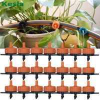 50PCS Adjustable Flow 2L/4L/8L Pressure Compensating Emitter Dripper Garden Drip Irrigation System Spay Nozzle Greenhouse