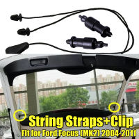 4M51A466K45AC ด้านหลังพัสดุชั้นวางถาดสายรัด Fixing String คลิป Clamps สำหรับ Ford Focus 2004-2011 2012-2021 MK2 MK3เปลี่ยน