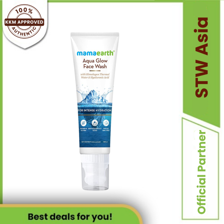 Mamaearth Aqua Glow Face Wash With Himalayan Thermal Water and