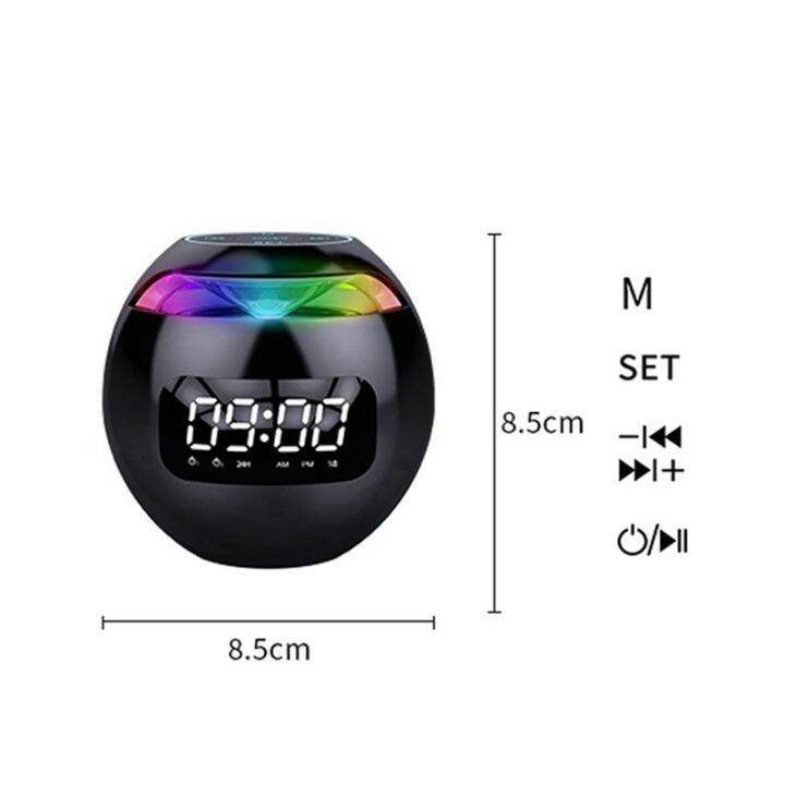 mini-alarm-clock-bluetooth-speaker-wireless-sound-box-with-induction-head-led-display-hifi-tf-card-music-player