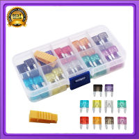 Standard fuse Mini fuse Micro fuse ฟิวส์รถยนต์ ฟิวส์เสียบ ฟิวส์มอเตอร์ไซค์ ฟิวส์เรือ ฟิวส์เสียบ 120ตัว