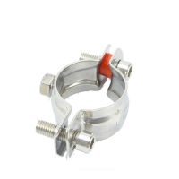 Fit 19-108mm OD Tube M8x1.25mm Female 304 Stainless Steel Pipe Hanger Bracket Clamp Suppoert Clip Homebrew