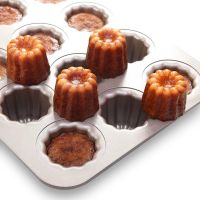 พิมพ์อบขนมเค้กคาเนเล่ ( Canelé ) ขนาด 12 ถ้วย   **** Chefmade แท้