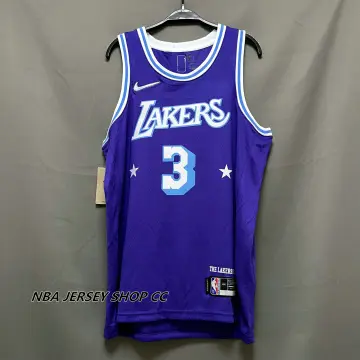 Lakers #3 Anthony Davis 21-22' City Edition Purple Jersey