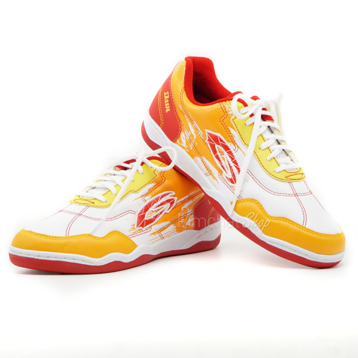 giga-รองเท้าฟุตซอล-รองเท้ากีฬาออกกำลังกาย-fast-dash-สีส้มขาว