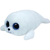 15CM Ty Beanie Icy White Body Glitter Blue Eyes Seal Collectable Plush Animal Toys Stuffed Doll Christmas Birthday Gift For Girl