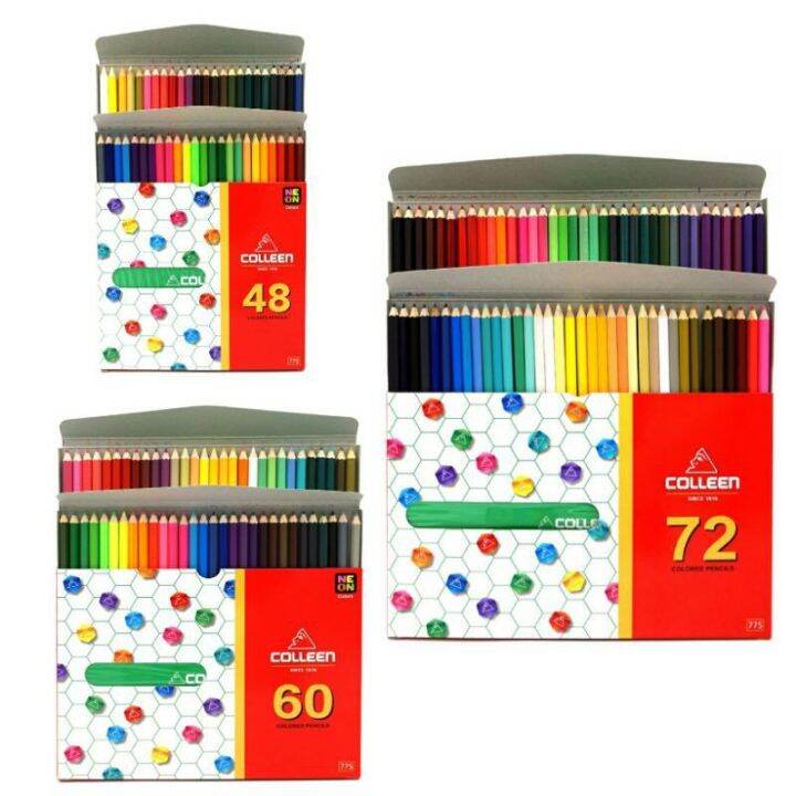 สีไม้คอลลีน-colleen-12-24-36-48-60สี-1และ2หัว