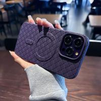 【Weave pattern/soft case】เคส compatible for iPhone 13 14 pro max case