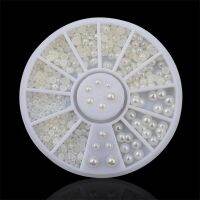 【hot】◐❇☾  2mm 3mm Wihte Semicircle Glitter Rhinestones Decorations Makeup Tools