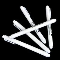 สีขาวปากกาชอล์กแบบเหลวMarker Erasable ChalkboardกระดานดำLiquidปากกาเจลกระจกหน้าต่างปากกาสีขาว