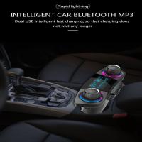 Car Wireless Bluetooth FM Transmitter with MP3 Player Dual USB Port Charger