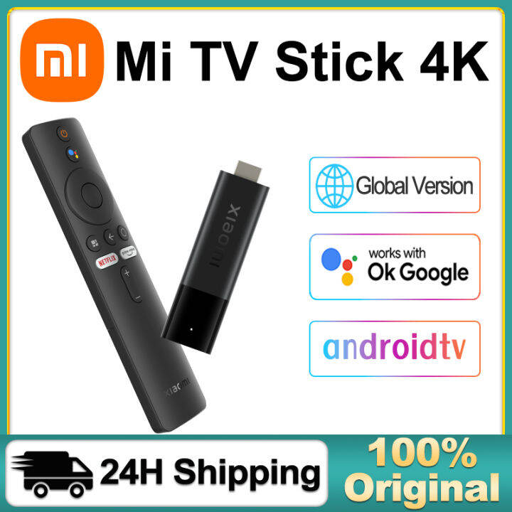 Global Version Original Xiao Mi Mi Stick 4K Android 11แบบพกพาสตรีมมิ่ง ...