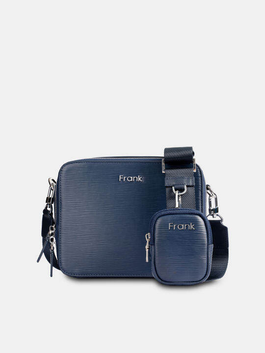 PAUL DUO MESSENGER BAG - ROYAL BLUE - FRANK