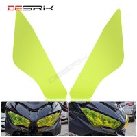 For Kawasaki ZX-6R Ninja250 ninja400 ninja650 2020 - 2021 Motorcycle Front Headlight Guard Head Lamp Light Lens Cover Protector