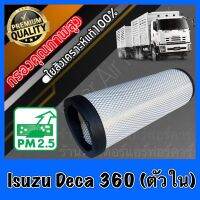 กรองอากาศ กรองเครื่อง กรองอากาศเครื่อง อีซูซุ เดก้า Isuzu Deca 360 (ตัวใน) เดการ์ เดก้าร์ อีซุซุ อีสุสุ